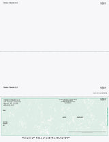 Marble Imprinted Business Check on Bottom - Good Security – Green