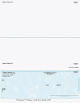 Marble Imprinted Business Check on Bottom - Good Security – Teal
