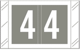 W-3400 Series, COL'R' TAB, Compatible Numeric Roll Labels