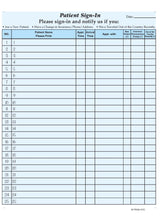 Patient Sign in Form-Out of Country