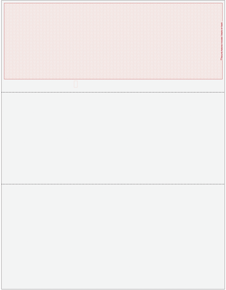 Wave Blank Business Checks on Top - Wave Burgundy