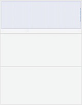 Wave Blank Business Checks on Top - Wave Blue