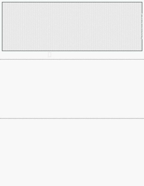 Wave Blank Business Checks on Top - Wave Gray