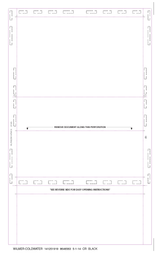Blank Check Stock with Two Blockouts EZ-Fold Blank Pressure Seal Checks – 8½ × 14