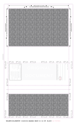Blank Check Stock with Two Blockouts EZ-Fold Blank Pressure Seal Checks – 8½ × 14