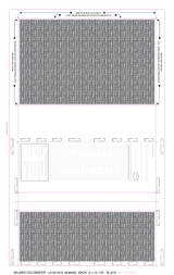 Check, Stock, Blank, Two Blockouts 28#, 8-1/2" x 14" Eccentric Z-Fold EZ-fold - Choice Checks