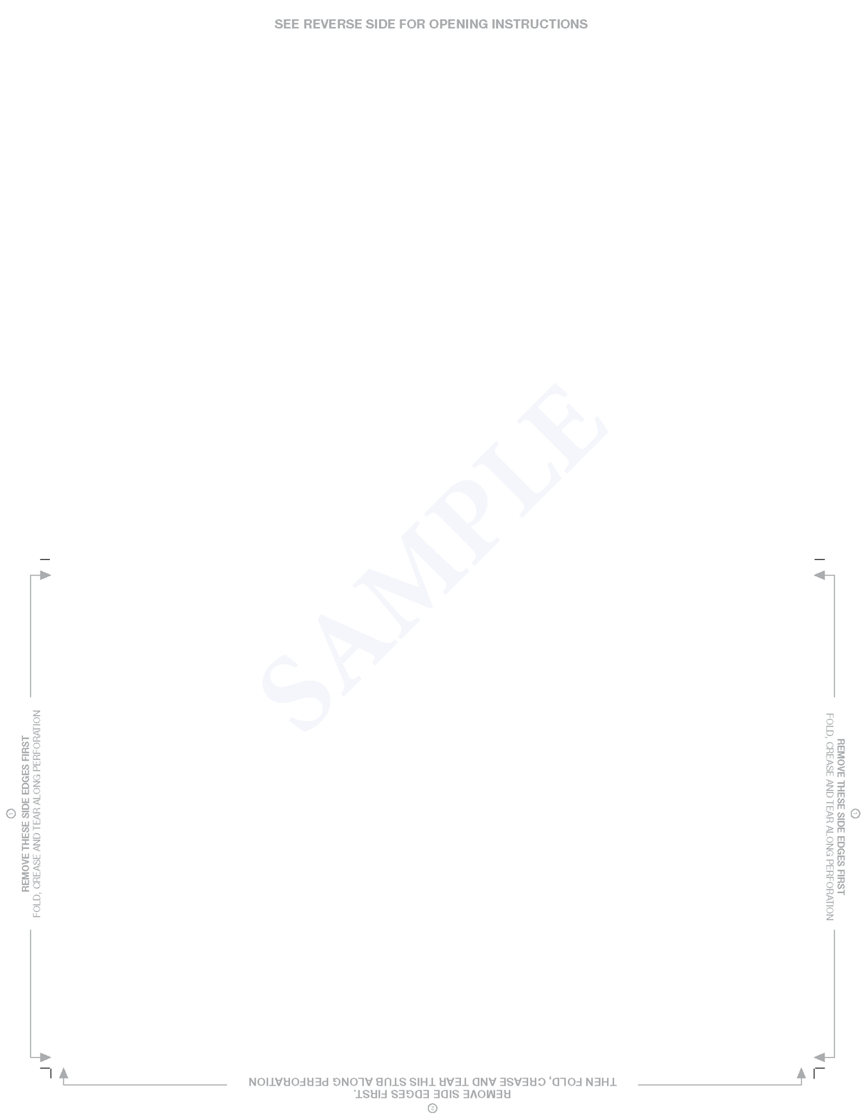 Form, No blockouts 28# MOCR, 8-1/2" x 11" V-Fold - Choice Checks