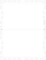 Form, Blank, One blockout 28# MOCR - V Fold