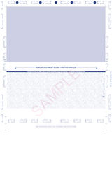 Z-Fold 8 1/2" x 14" Check Blue - Choice Checks