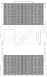 Check, Void Pantograph, Burgundy 209 28#, 8-1/2" x 14" Z-Fold - Choice Checks