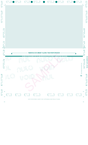 Z-Fold 8 1/2" x 14" Check Teal - Choice Checks