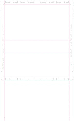Form, Blank, two blockouts 28# MOCR, 8-1/2" x 14" Z-Fold - Choice Checks