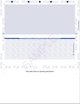 Void Pantograph Check – Blue 281 Z-Fold Blank Pressure Seal Checks – 8½ × 11