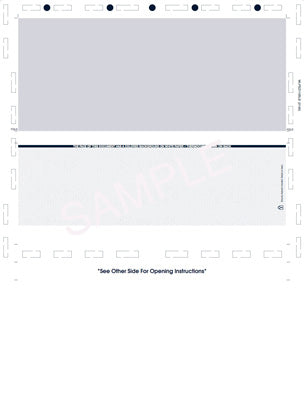 Basic Void Pantograph Check – Blue 281 Z-Fold Blank Pressure Seal Checks – 8½ × 11