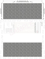 Basic Void Pantograph Check – Blue 281 Z-Fold Blank Pressure Seal Checks – 8½ × 11