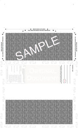 Check, Void Pantograph, Blue 281, Extra Voucher 28#, 8-1/2" x 14" ZX-Fold - Choice Checks