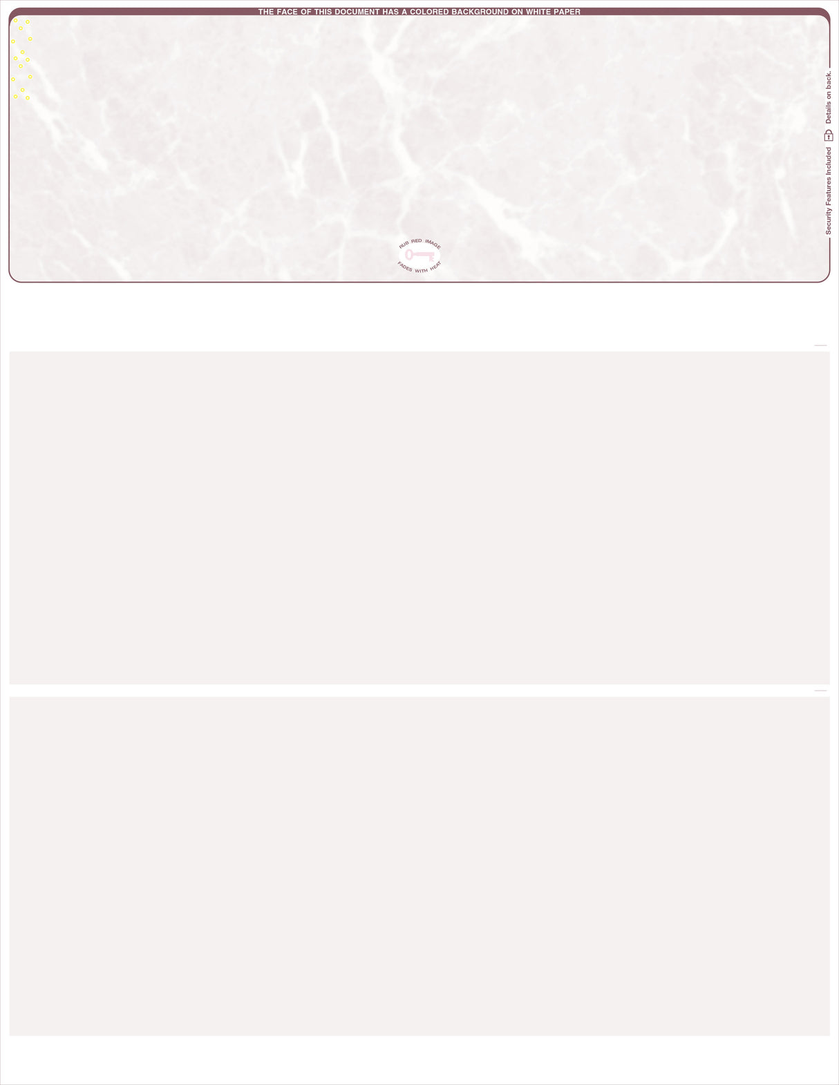 Top Check Marble Blank Business Checks – Better Security