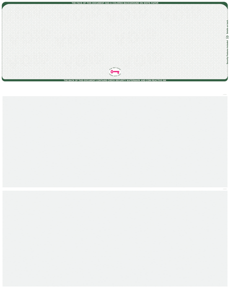 Top Check Stock Scallop VOID Hologram Blank Business Checks – Best Security