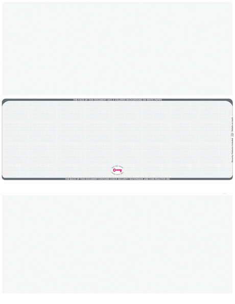 Middle Check Stock Linen Blank Business Checks – Better Security