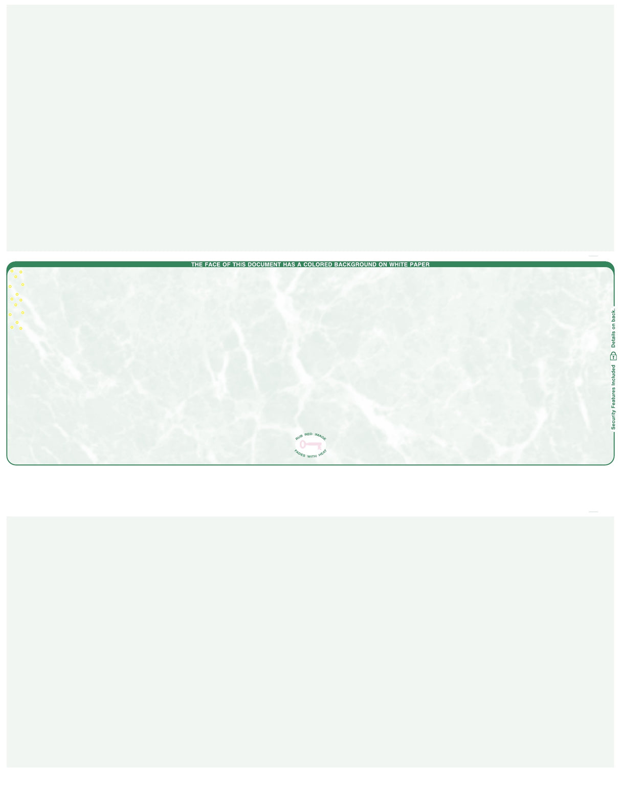 Middle Check Marble Blank Business Checks – Better Security