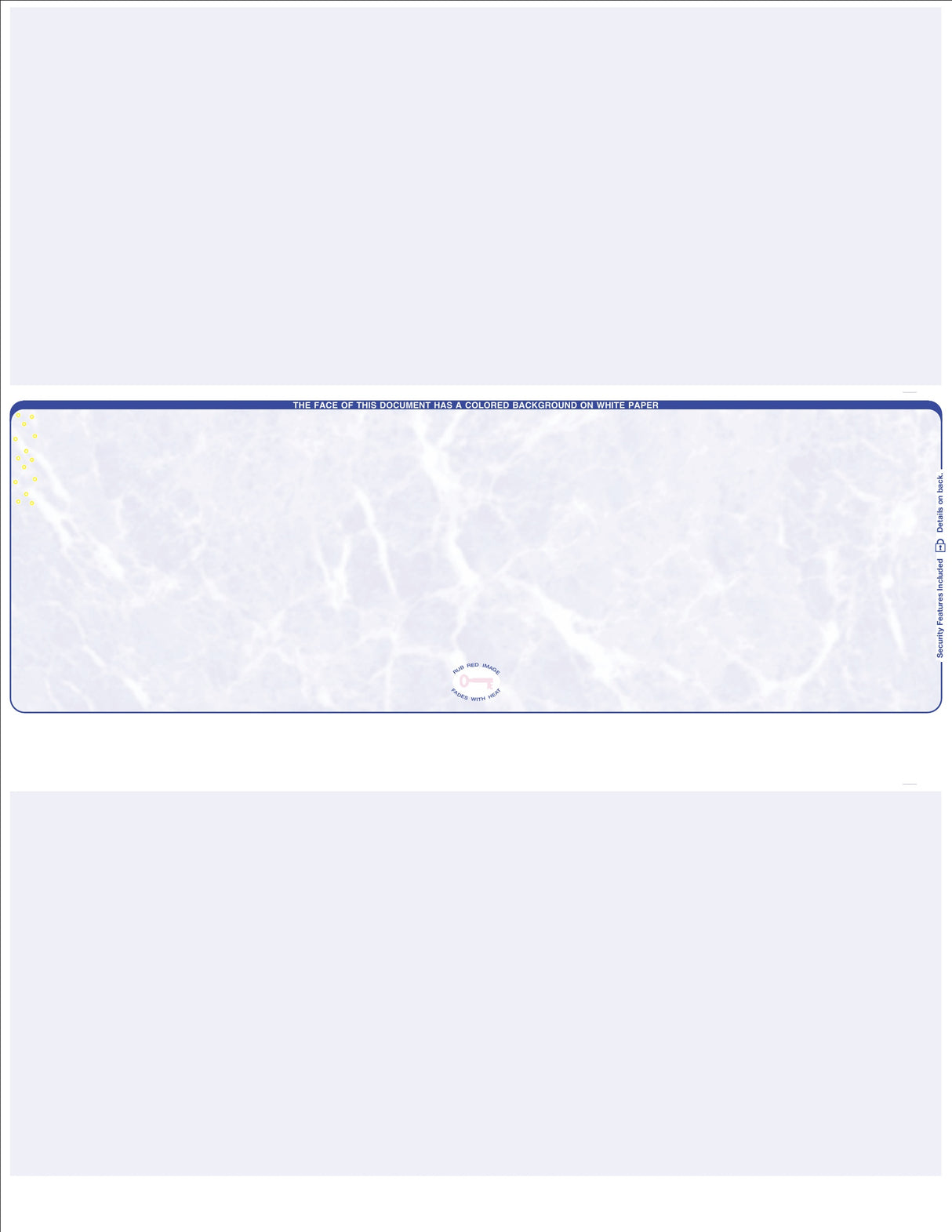 Middle Check Marble Blank Business Checks – Better Security