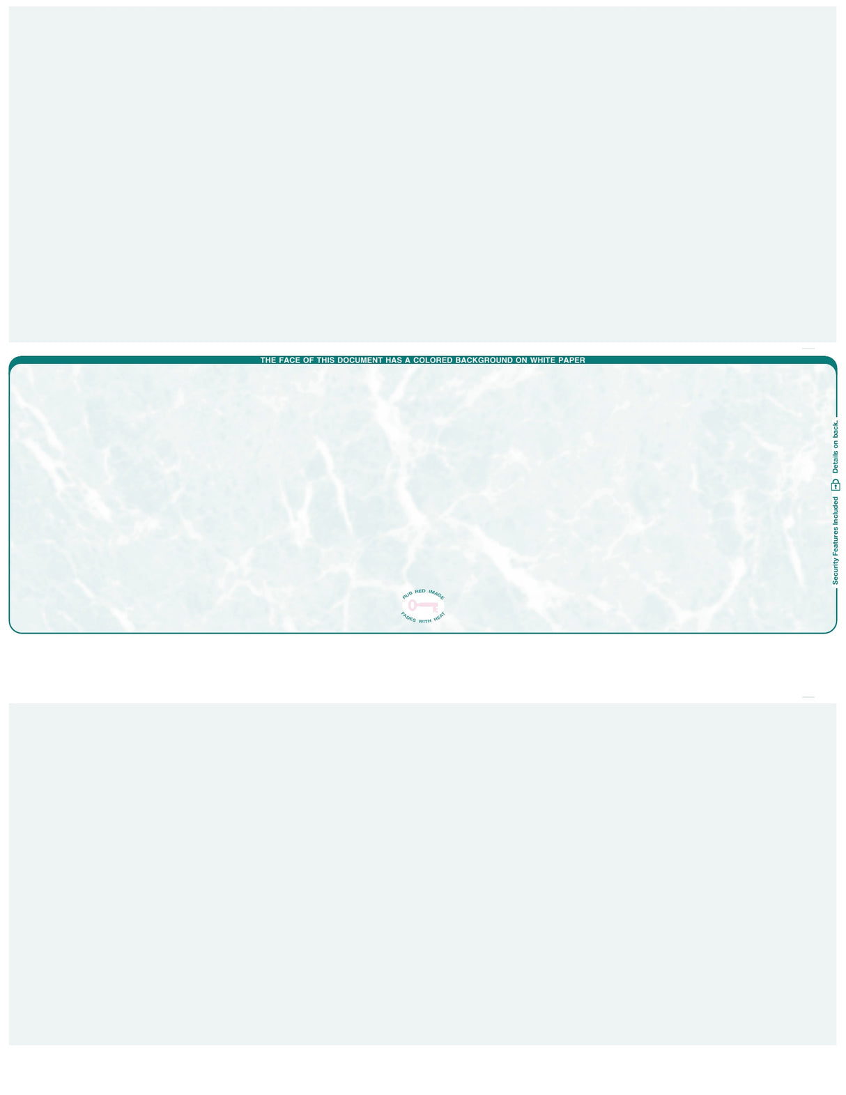 Middle Check Marble Blank Business Checks – Better Security