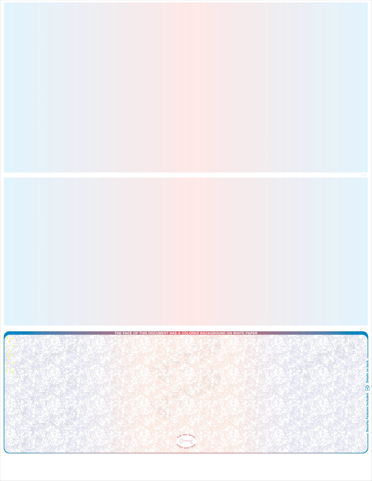 Bottom Check Stock Prismatic Blank Business Checks – Better Security