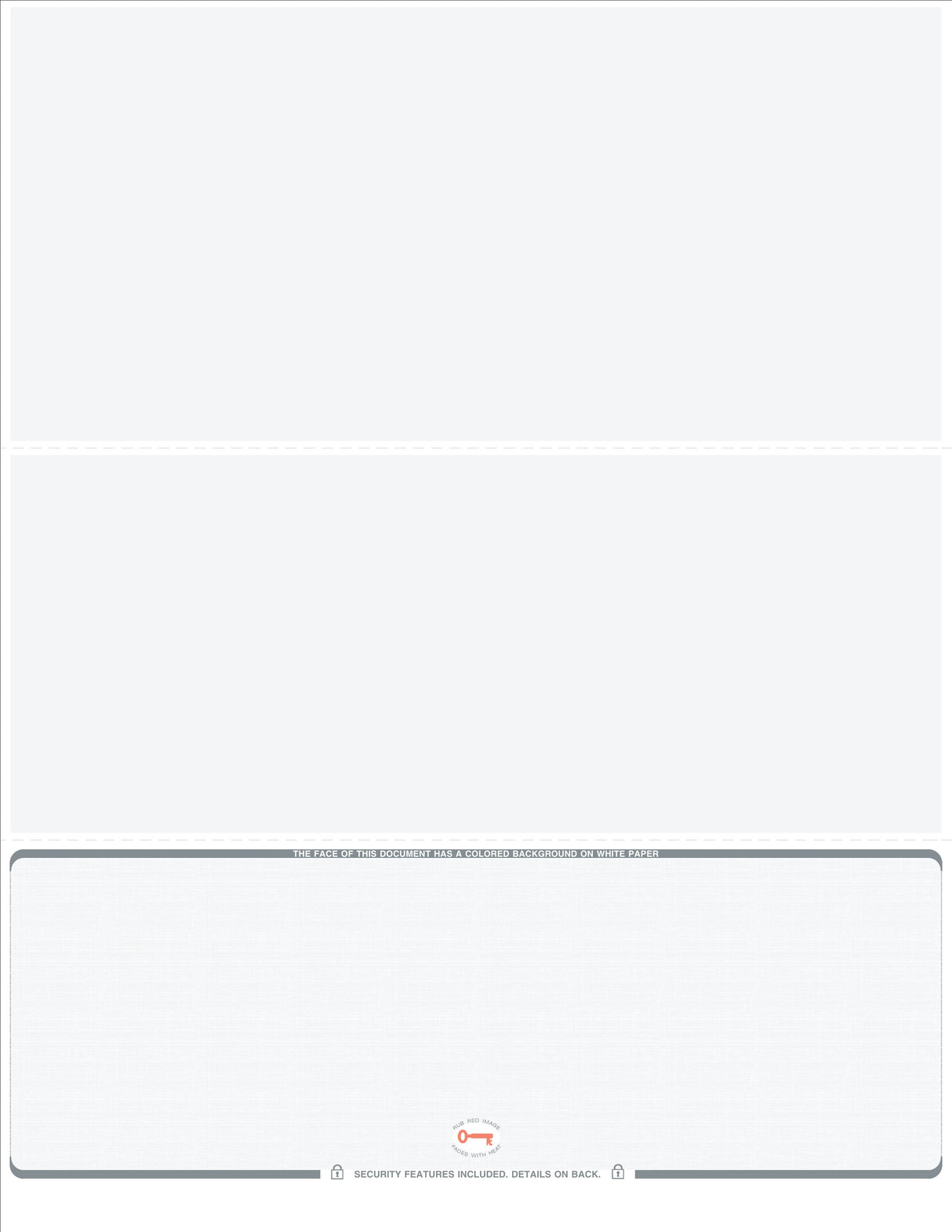 Bottom Check Stock Linen Blank Business Checks – Better Security