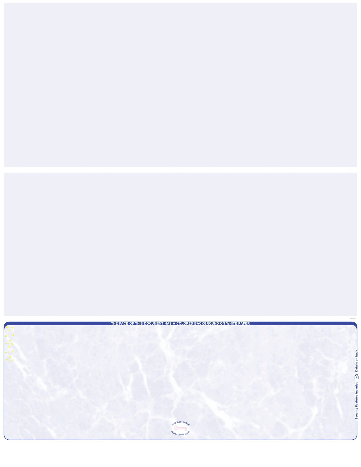 Bottom Check Marble Blank Business Checks – Better Security