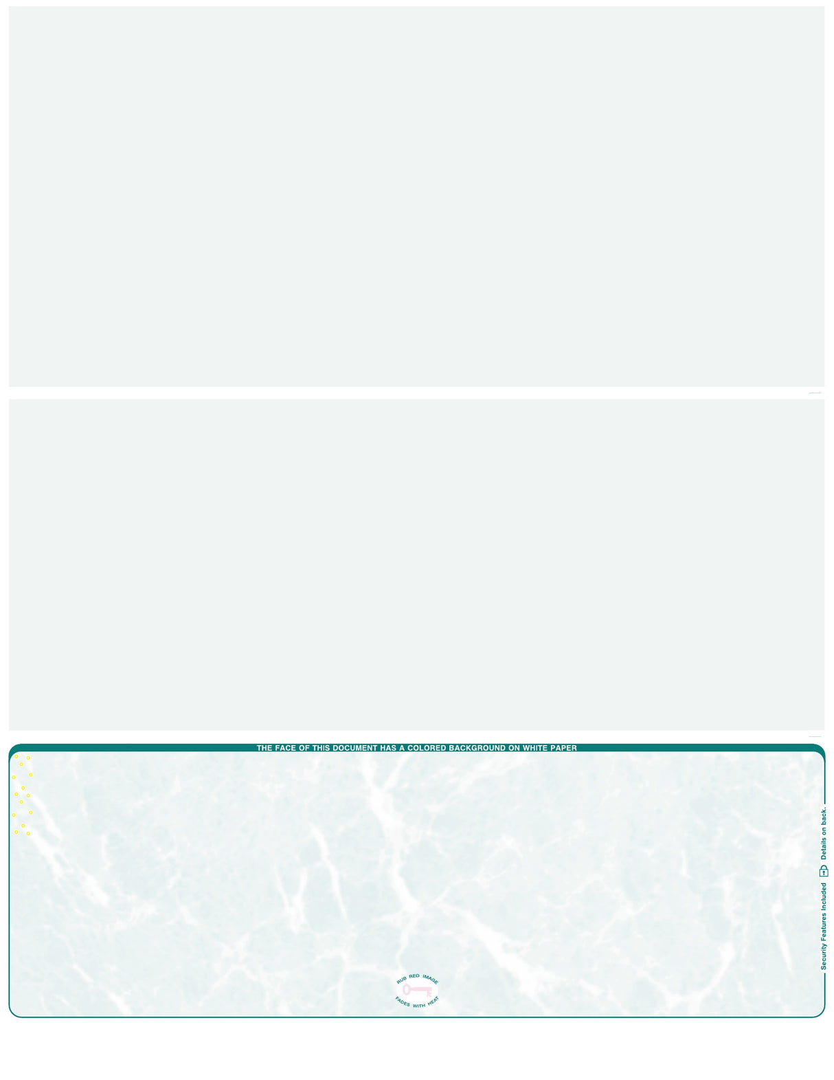Bottom Check Marble Blank Business Checks – Better Security