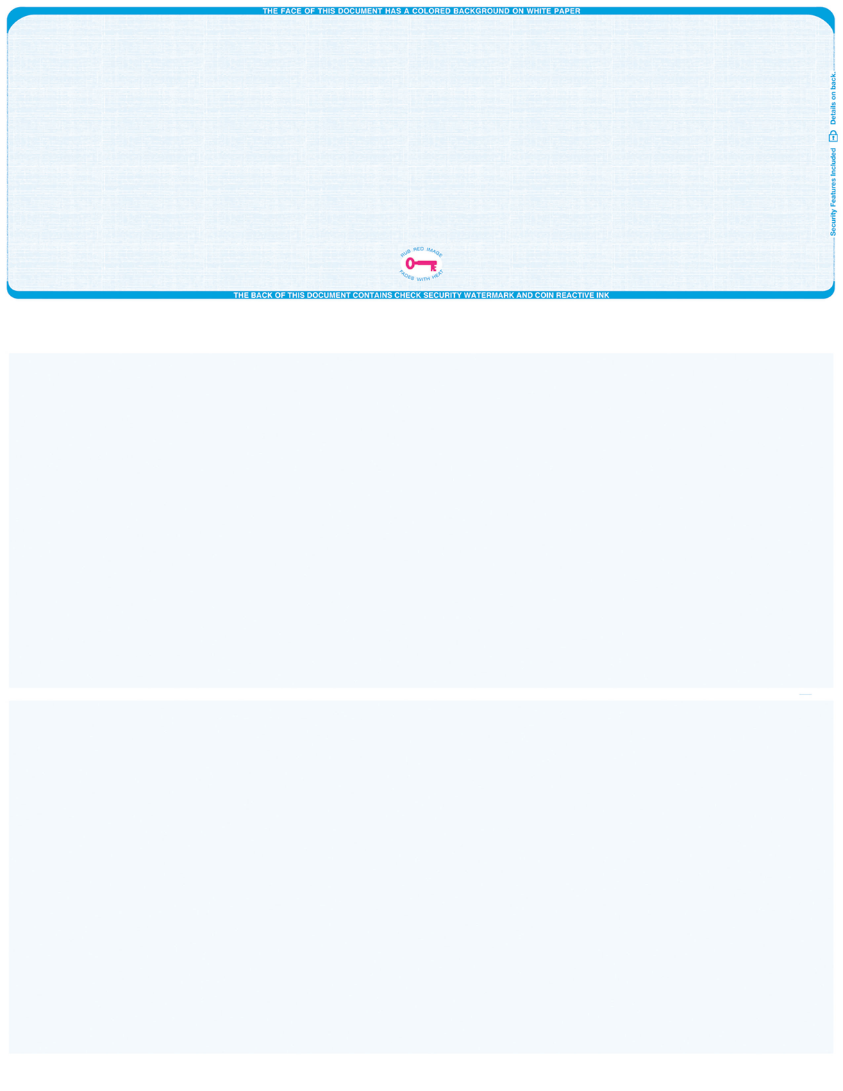 Top Check Stock Linen Blank Business Checks – Better Security