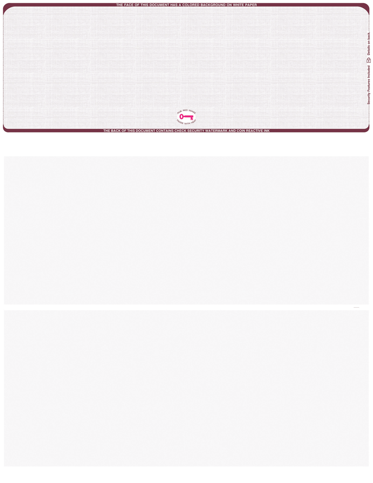 Top Check Stock Linen Blank Business Checks – Better Security