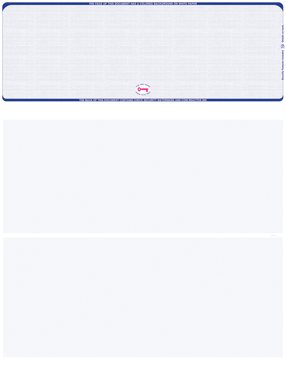 Top Check Stock Linen Blank Business Checks – Better Security