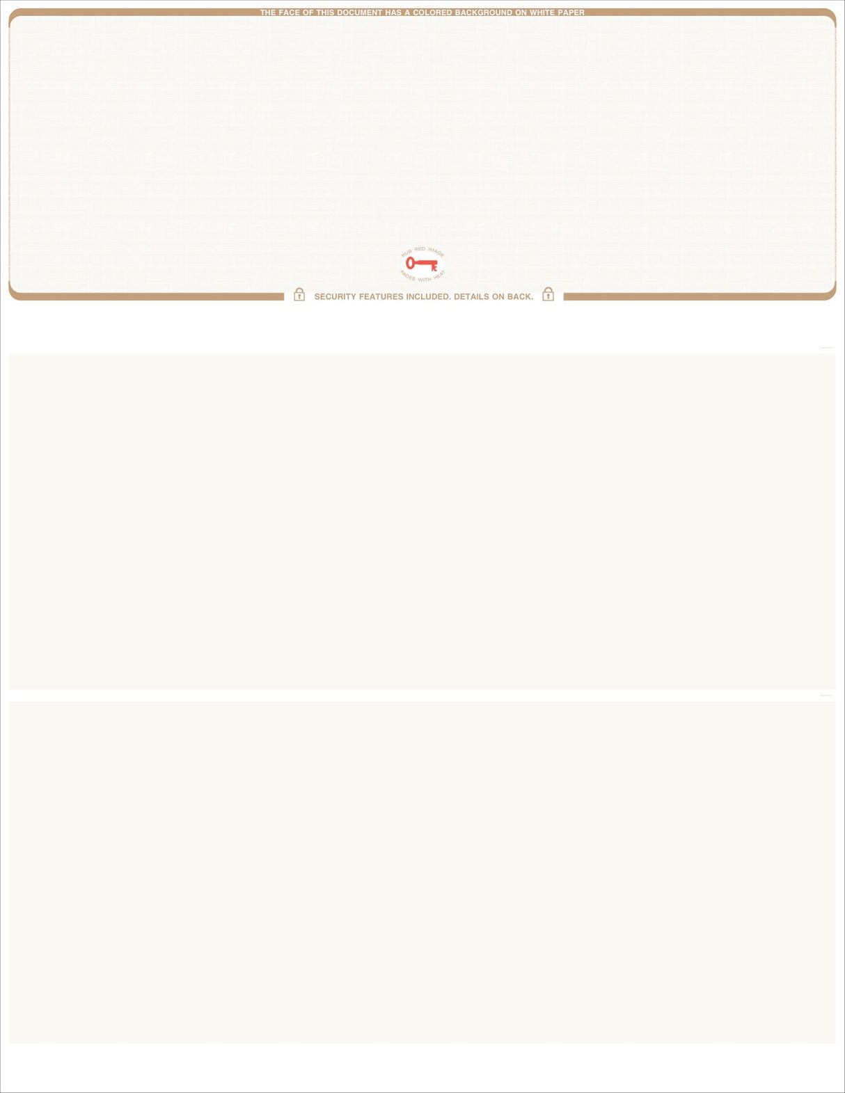 Top Check Stock Linen Blank Business Checks – Better Security