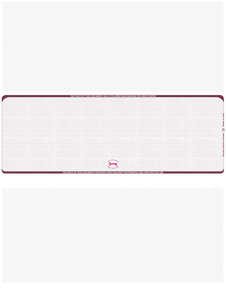Middle Check Stock Linen Blank Business Checks – Better Security