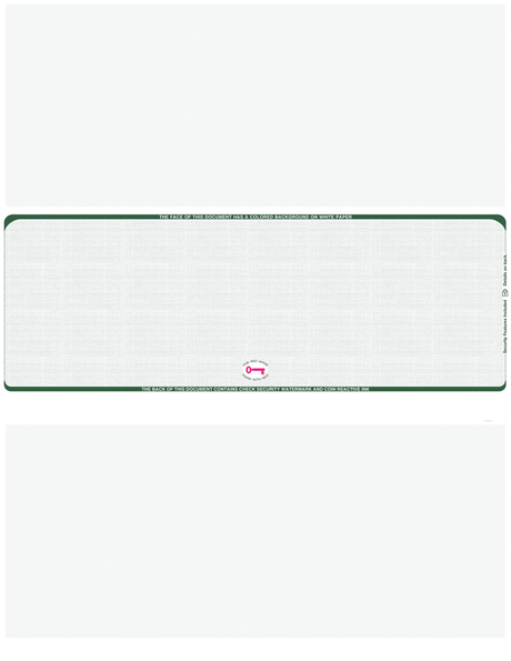 Middle Check Stock Linen Blank Business Checks – Better Security