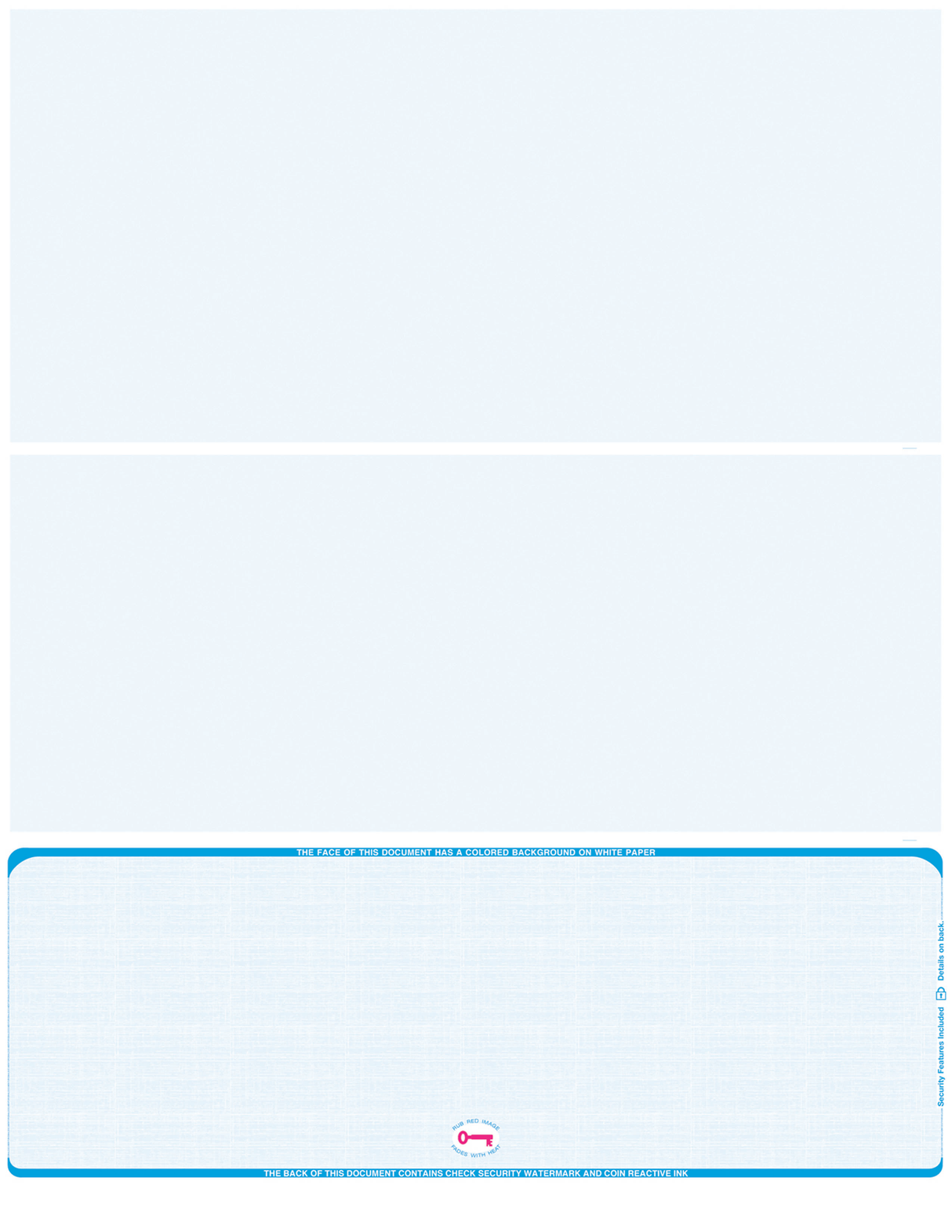 Bottom Check Stock Linen Blank Business Checks – Better Security