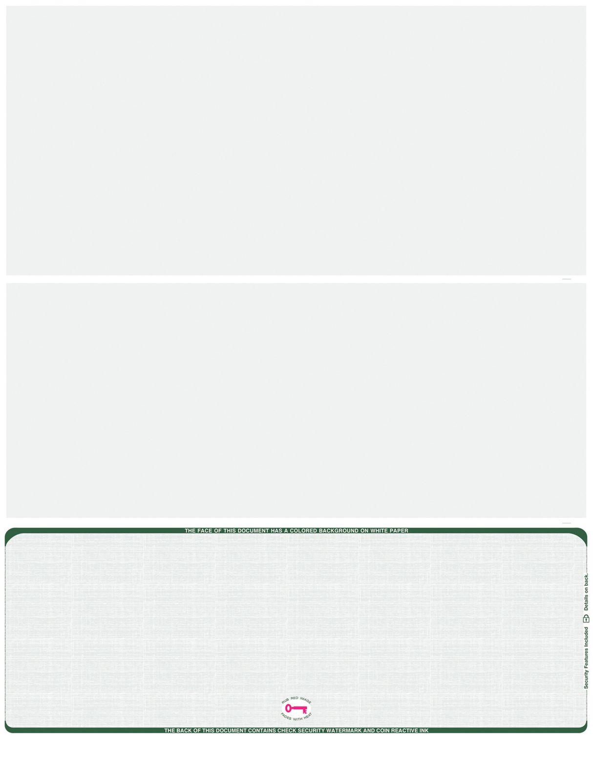 Bottom Check Stock Linen Blank Business Checks – Better Security