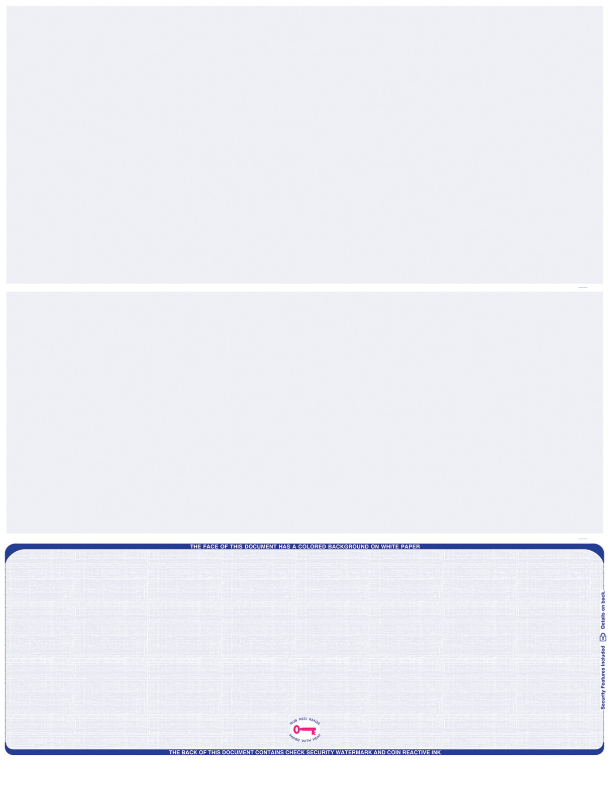 Bottom Check Stock Linen Blank Business Checks – Better Security