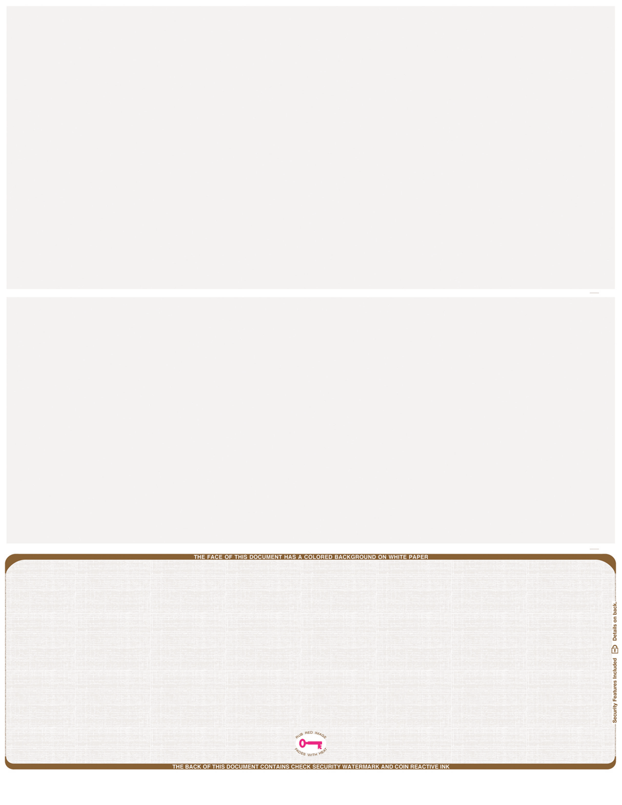 Bottom Check Stock Linen Blank Business Checks – Better Security