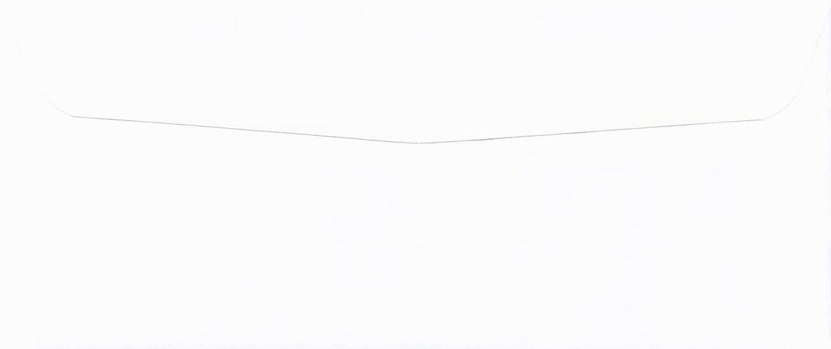 DOUBLE WINDOW ENVELOPE PLAIN 8-5/8 X 3-5/8 24# WH WOVE