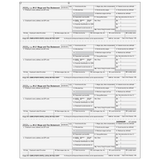 2026 W-2 Employer 4-Up Horizontal Copies 1/D Preprinted Laser Forms