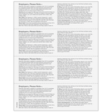 W-2 Employer State, City or Local, Copy 1/D - 4up Horizontal