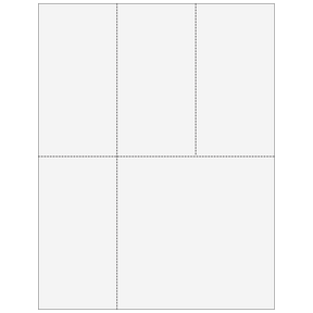 Universal 4up Blank W-2 & 1099 Form 1.0 lb
