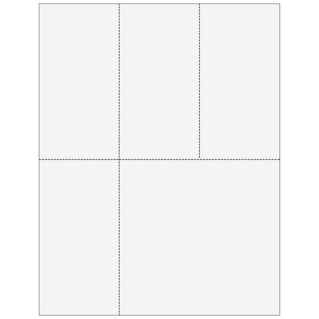 Universal 4up Blank W-2 & 1099 Form 1.0 lb
