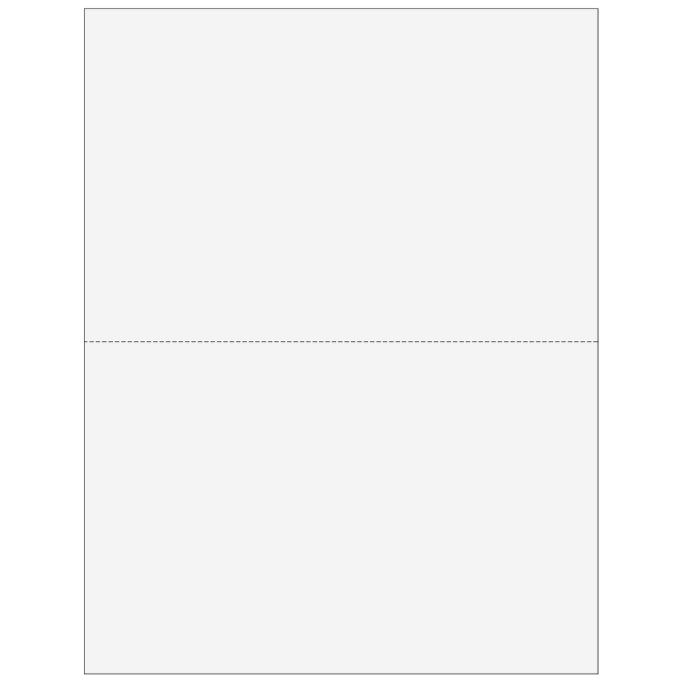2up Blank 1095-C - Full Page (with Instructions) - 25 Qty