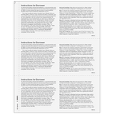 Form 1098-E Student Loan Interest Statement Borrower Copy B - 25 Qty