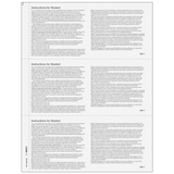 Form 1098-T Tuition Statement - Copy B Student - 25 Qty