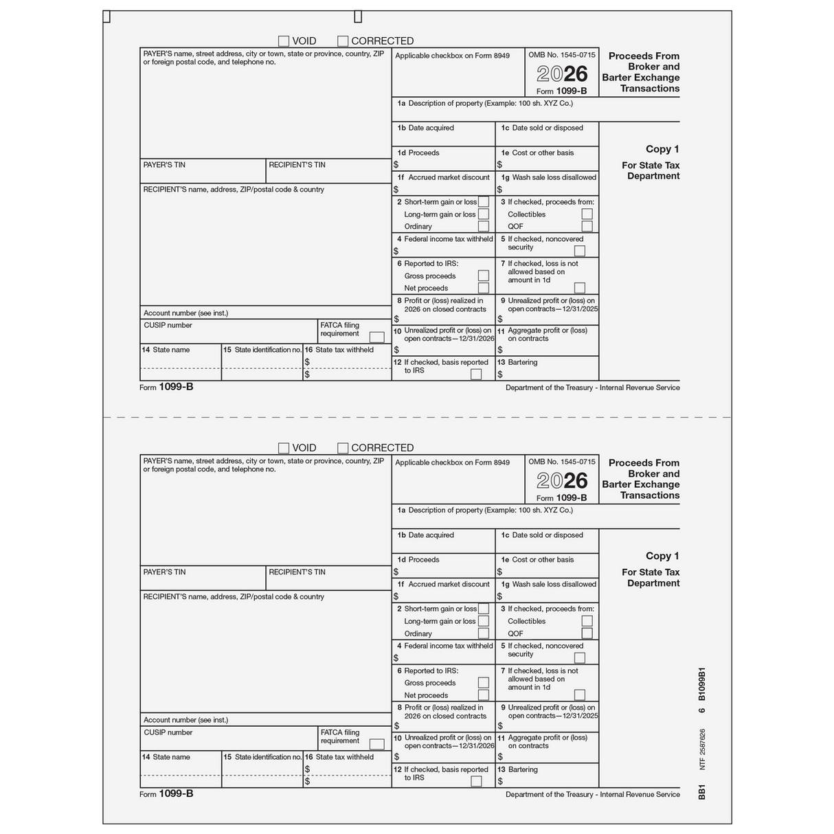 2026 1099-B Payer State Copy 1