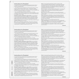 1099-NEC Non-Employee Compensation - Copy B Recipient - 25 Qty